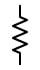 Resistor schematic symbol Abbildung des Schaltsymbols eines Widerstands