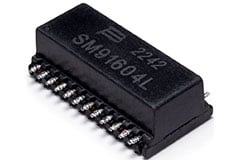 Gigabit Ethernet LAN Transformer SM91604L Image of Bourns' Gigabit Ethernet LAN Transformer – SM91604L