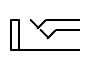 Image of Barrel Connector schematic symbol
