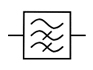 Abbildung des Schaltsymbols eines Hochpassfilters