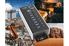 Image of Coolgear's WTR-UH Series Industrial USB Hubs