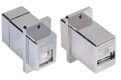 Image of L-com's ECF504-BAS Shielded B-A USB Adapter