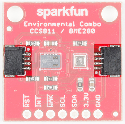 utilizes 4-pin polarized Qwiic connectors