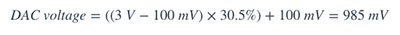 DAC Voltage formula