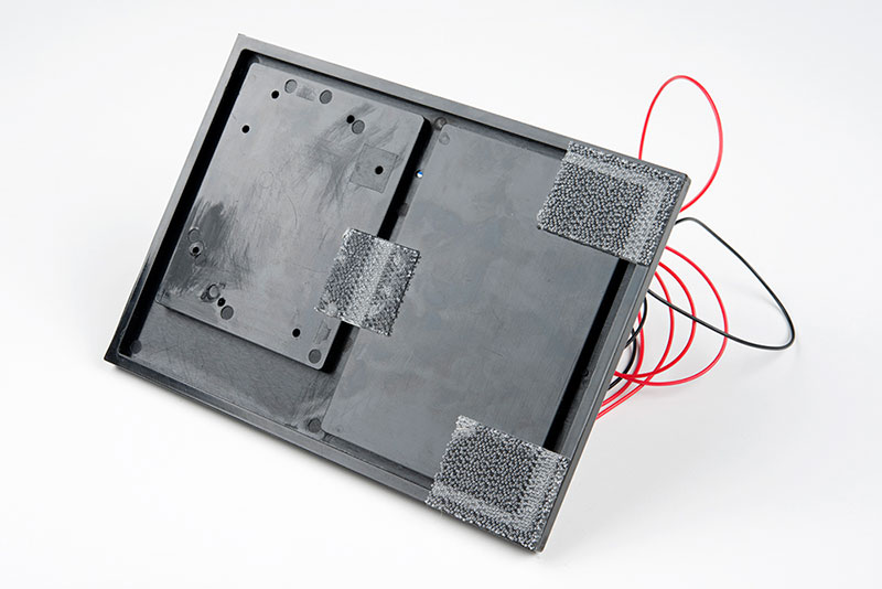 Attach 2 pieces to corners of baseplate