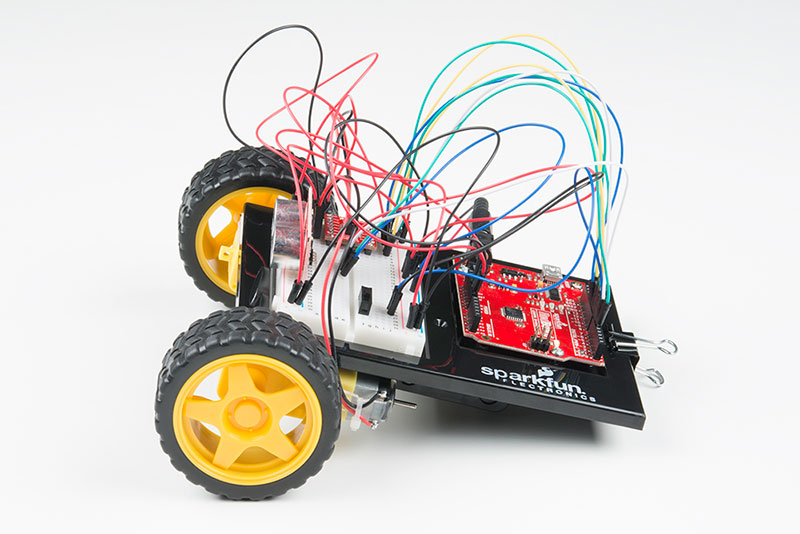 When the switch is turned off the robot will sit still