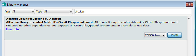 Circuit Playground Combadge