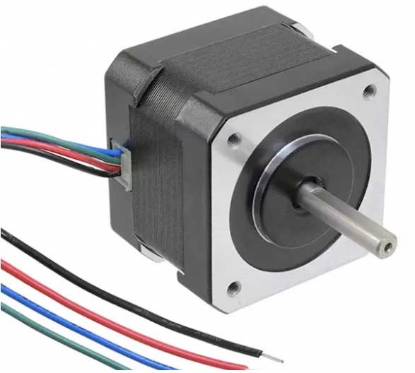 A typical stepper motor