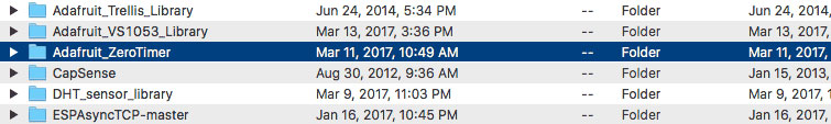 rename the resulting folder to "Adafruit_ZeroTimer"