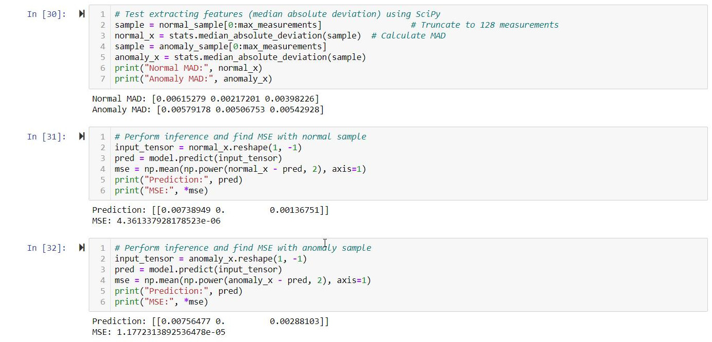 Output of Autoencoder in Python