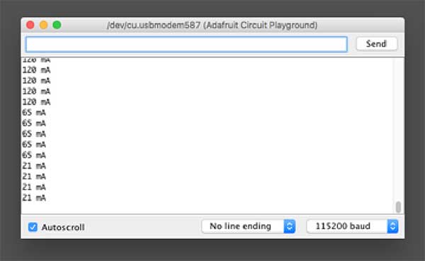 Serial Monitor Window
