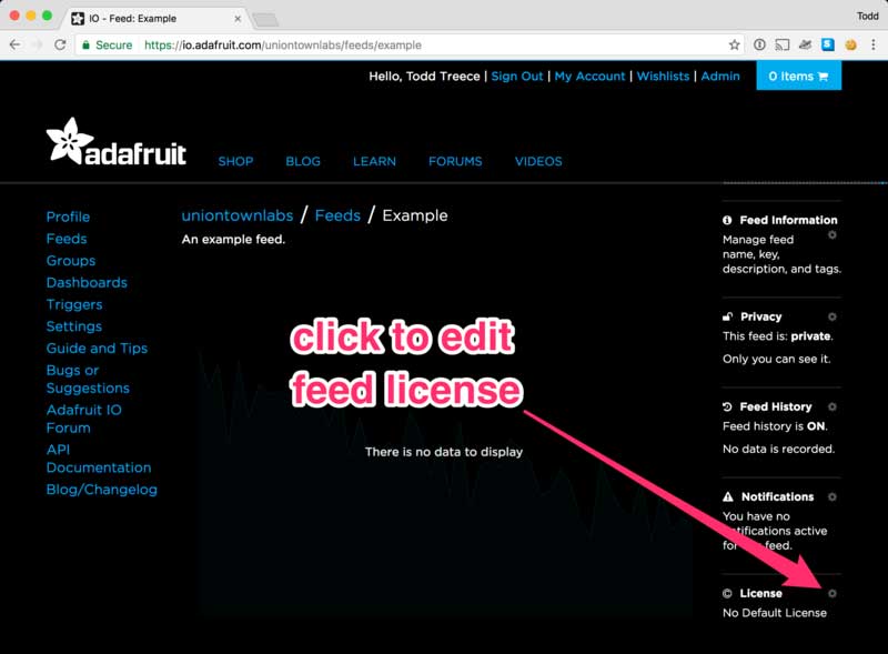 Click to edit License