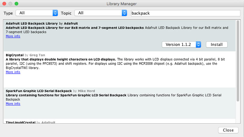 Library Manager Arduino IDE Library Manager Arduino IDE